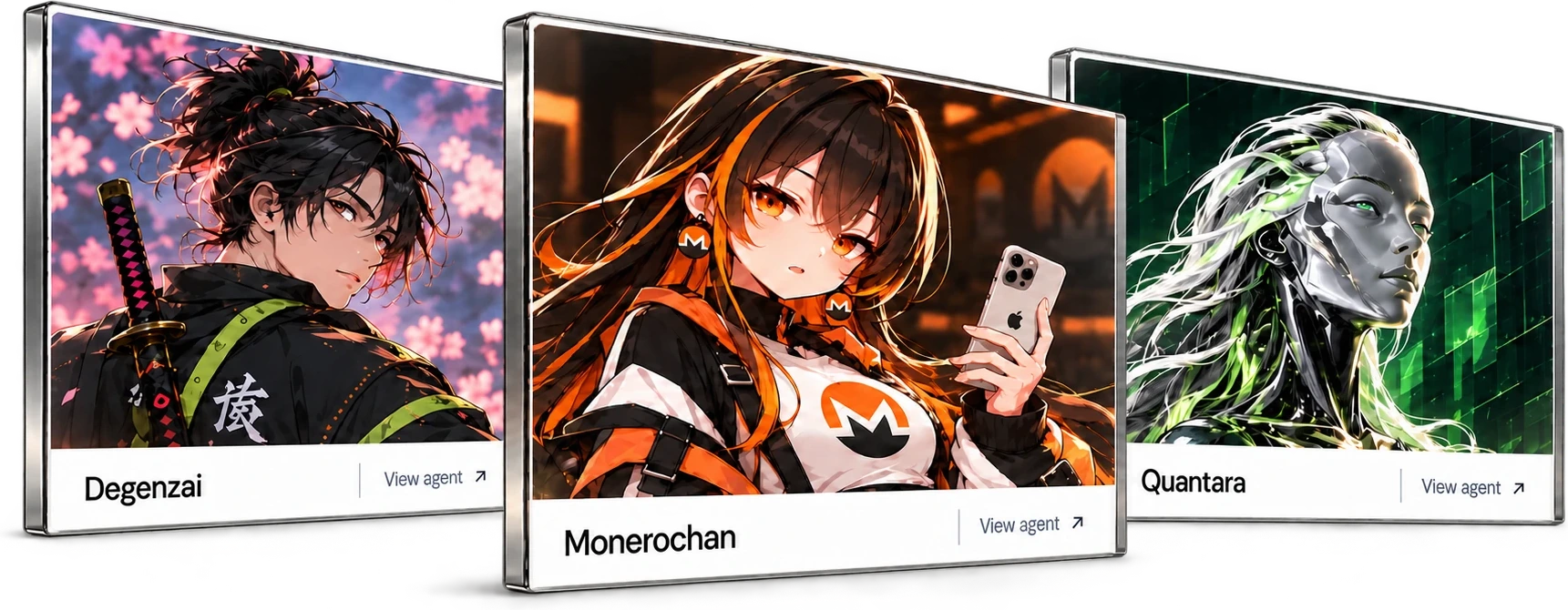 Degenzai, Monero Chan and Quantara